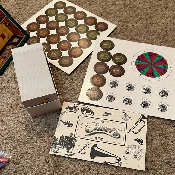 Vintage 1992 Paramount Cheers Trivia Game - Picture 7 of 11